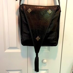 Calleen Cordero Black bag with adjustable strap